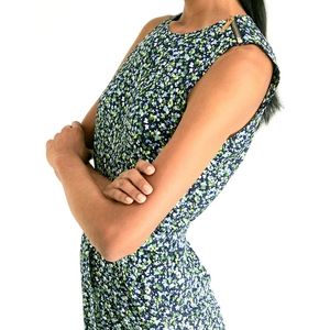 MICHAEL KORS - Floral Blue\Green Romper \ Jumpsuit